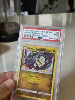 Shining Rayquaza 56/73 PSA 9 Shining Legends Holo Pokemon - Image 4