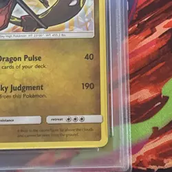 2017 POKEMON SUN & MOON SHINING LEGENDS #56/73 SHINING RAYQUAZA HOLO PSA 9 - Image 4