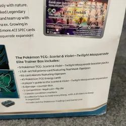 POKEMON Scarlet & Violet Twilight Masquerade Elite Trainer Box, Worn Box - Image 5