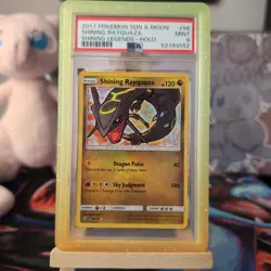 Pokemon TCG Shining Rayquaza 56/73 Shining Legends Holo Rare PSA 9 - Image 1