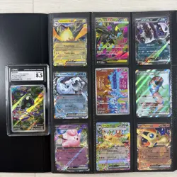 100+ Pokemon Card Lot Modern and Vintage Binder Collection (Binder Included) - Image 1