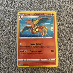 Special Delivery Charizard SWSH075 Sword & Shield Promo Cards Holo Pokemon Card - Image 1
