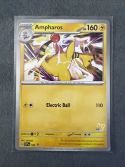 Ampharos 109 - Pikachu #28 Battle Academy 2024 (Black Star Promo Card) - Image 2