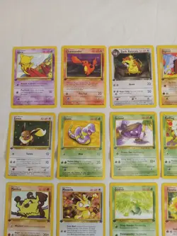 Pokemon Team Rocket 1st Ed set of 24 Common Cards NM-MT Condition - Image 2