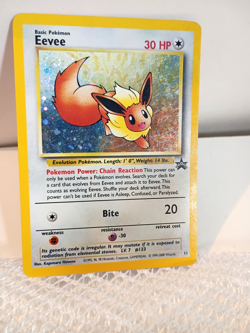 Pokemon Eevee #11 TCG Holo Black Star Promo Card Wizards - Image 1