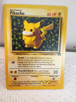 Pokemon Pikachu #1 Black Star Promo Card Wizards ~ Ungraded - Image 1
