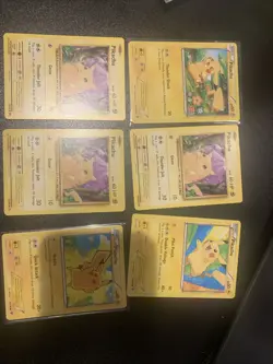 Pikachu Card Lot Of 6 Cards - Image 1