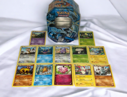 Pokemon TCG Trading Card Game Kyurem Tin and 12 Cards CCG Lot #1 - Image 1
