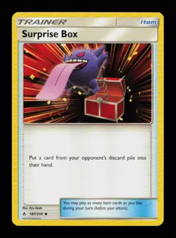 Surprise Box 187/214 Uncommon Unbroken Bonds Pokemon Cards - Image 1