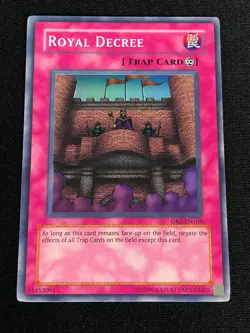 YUGIOH ROYAL DECREE DB2-EN106 SUPER - Image 1
