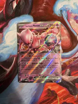 Team Rocket's Mewtwo ex 216 Sv: Scarlet & Violet Promo Cards Holo NM - Image 1