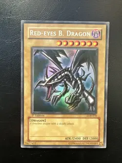 Red-Eyes B. Dragon LOB-070 1st Edition GLOSSY Yu-Gi-Oh! LOB 070 Original Print - Image 1
