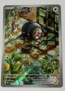 Lechonk Obsidian Flames Illustration Rare Card 209/197 Near Mint Condition - Image 1