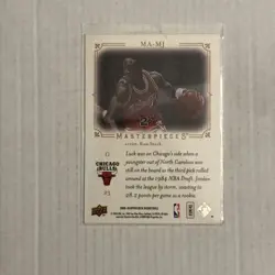2009-10 Upper Deck Masterpieces Michael Jordan #MA-MJ. C012031 - Image 2