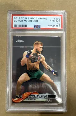 2018 Topps Chrome UFC - Conor McGregor #100 PSA 10 - Image 1