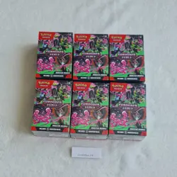 6 x Pokemon TCG Scarlet & Violet Shrouded Fable Booster Bundle (6 Packs per box) - Image 1