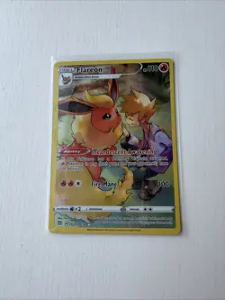 Pokemon TCG Flareon Brilliant Stars Secret Rare Card TG01/TG30 - Image 1