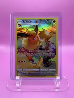 POKEMON Flareon TG01/TG30 Swsh09: Brilliant Stars Trainer Gallery Holo IR Rare - Image 1