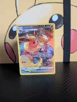 Pokemon TCG Flareon TG01/TG30 Trainer Gallery Card Brilliant Stars Near Mint NM - Image 2