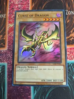 Yu-Gi-Oh! Curse of Dragon LOB-EN066 Super Rare Unlimited Near Mint - Image 1