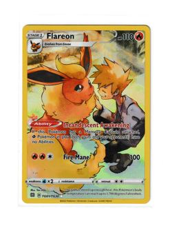 Pokemon Flareon TG01/TG30 Brilliant Stars Full Art Trainer Gallery - Image 1