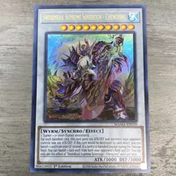 Yu-Gi-Oh! TCG Swordsoul Supreme Sovereign Chengying NM Ultra Rare MAMA-EN039 - Image 1