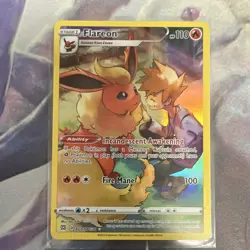 Pokemon TCG - Flareon - Brilliant Stars TG01/TG30 - Near Mint Condition - Image 1