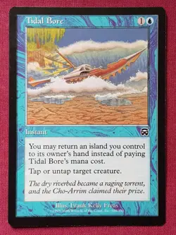 Magic The Gathering MERCADIAN MASQUES TIDAL BORE blue card MTG - Image 1
