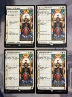 4x History of Benalia- Dominaria- NM- Mtg Magic The Gathering Cards- Playset - Image 1