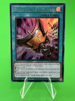 Yu-Gi-Oh Battles Of Legend Monster Mayhem Triple Tactics Talent UR BLMM-EN170 NM - Image 1