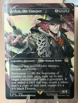 Ardyn, the Usurper (0315) (Borderless) #315 Final Fantasy FIN Magic MTG NM - Image 1