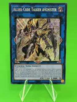 Yu-Gi-Oh Alliance Insight Allied Code Talker @Ignister Secret Rare ALIN-EN051 NM - Image 1