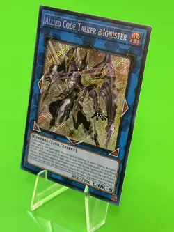 Yu-Gi-Oh Alliance Insight Allied Code Talker @Ignister Secret Rare ALIN-EN051 NM - Image 3