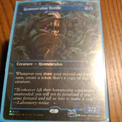 MTG MANA FOIL Homunculus Horde - Foundations #376 - Image 1