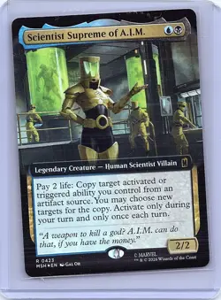 Scientist Supreme of A.I.M. (Extended Art) Foil R Marvel Super Heroes 423 NM - Image 1