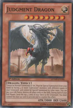 1x (P) Judgment Dragon - RYMP-EN104 - Common - 1st Edition YuGiOh - Image 1
