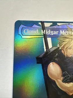 1x Cloud, Midgar Mercenary - Foil - Borderless Light Play MTG Magic - 375 - Image 2