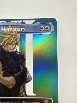 1x Cloud, Midgar Mercenary - Foil - Borderless Light Play MTG Magic - 375 - Image 3