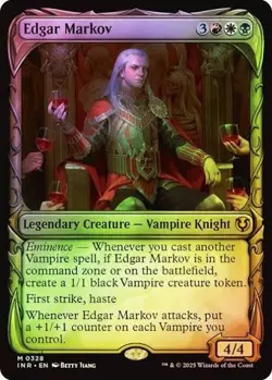 Magic The Gathering, Edgar Markov Foil Showcase - Innistrad Remastered Near Mint - Image 1