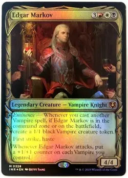 Magic The Gathering, Edgar Markov Foil Showcase - Innistrad Remastered Near Mint - Image 4