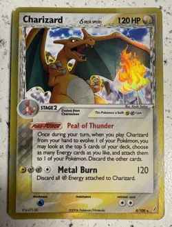The Pokemon Company Charizard 4/100 Crystal Guardians 2006 Eng Holo Rare 120 HP - Image 1