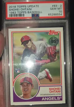2018 Topps Update Series - 1983 Topps Design Shohei Ohtani #83-2 (RC) - Image 1