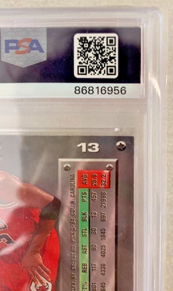 1995 METAL SILVER SPOTLIGHT #13 MICHAEL JORDAN NM-MT PSA 8 - Image 5