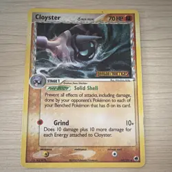 Pokemon Cloyster 14/101 Dragon Frontiers Stamped Delta Species Reverse Holo MP - Image 1