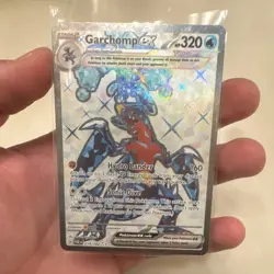 Pokemon TCG Garchomp ex 219/182 SV04 Paradox Rift Ultra Rare Full Art Holo - Image 1