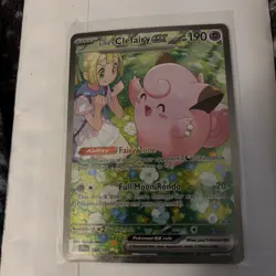 Lillie's Clefairy Ex SIR Pokemon Holo Journey Together 184/159 Near Mint - Image 2