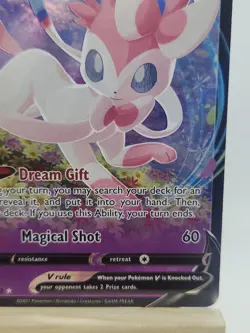 Pokemon Sylveon V 074/203 Ultra Rare Holo Basic 200 HP English SWSH07 - Image 5