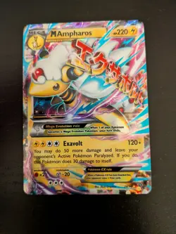 M Ampharos EX 28/98 XY-Ancient Origins Ultra Rare Holo Pokemon NM - Image 1