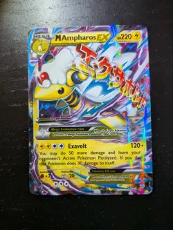 M Ampharos EX 28/98 XY-Ancient Origins Ultra Rare Holo Pokemon NM - Image 3