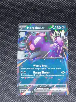 Morpeko ex 055/084 Double Rare Pitch Black Pokemon Holo Near Mint - Image 1
